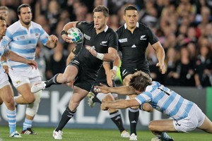 All Black Cory Jane in action against Argentina. Photo / Brett Phibbs