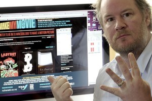 OVERWHELMED: Ant Timpson says the Make My Movie project has now received over 400 movie ideas. Photo / Cookie