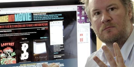 OVERWHELMED: Ant Timpson says the Make My Movie project has now received over 400 movie ideas. Photo / Cookie OVERWHELMED: Ant Timpson says the Make My Movie project has now received over 400 movie ideas. Photo / Cookie