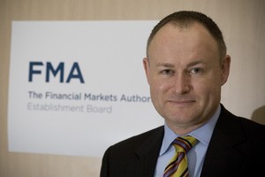 Sean Hughes, head of the Financial Markets Authority. Optimising efficiencies and leveraging. Photo / Paul Estcourt