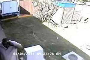 CCTV footage of a serial rapist police in Texas believe are targeting women in the largest black sorority in the America. Photo / AFP