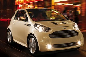 Aston Martin's Cygnet is based on a Toyota iQ. Photo / Supplied