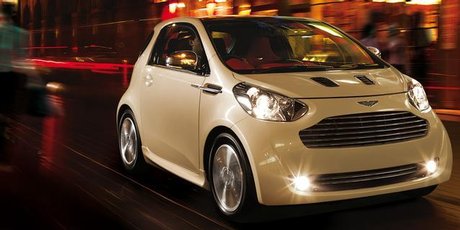 Aston Martin's Cygnet is based on a Toyota iQ. Photo / Supplied Aston Martin's Cygnet is based on a Toyota iQ. Photo / Supplied