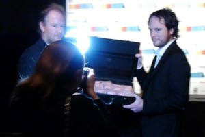 Trying to make some noise at the Make My Movie launch.