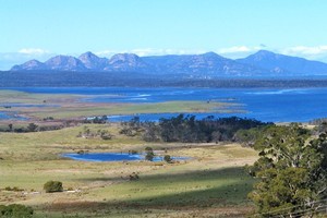 The Freycinet Peninsula is a promising area for Tasmanian red wine production.