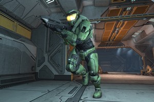 The Master Chief responds to an emergency aboard the Pillar of Autumn. Photo / Supplied