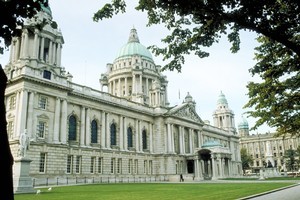 Belfast's grand and historical City Hall. Photo / Britain on View