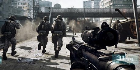 Battlefield 3 features stunning high-definition graphics - but chews up hard drive space. Photo / Supplied Battlefield 3 features stunning high-definition graphics - but chews up hard drive space. Photo / Supplied