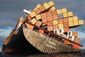 All remaining oil has been removed from the Rena. Photo / Maritime New Zealand