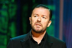 Ricky Gervais will host the Golden Globes for the third year in a row. Photo / Supplied
