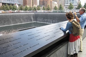 Victims' names are inscribed on the memorial. Photo / Rob McFarland