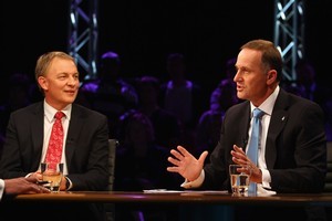 John Key said he did not think he could live on the minimum wage, but Phil Goff's plan to raise it would 'send people to the dole queues'. Photo / Getty Images