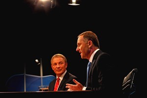 Phil Goff and John Key. Photo / Getty Images