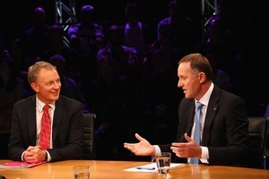 John Key and Phil Goff played fiscal jujitsu. Photo / Getty Images
