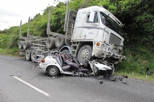 A crash west of Huntly this morning claimed the life a young boy and his mother. Photo / supplied
