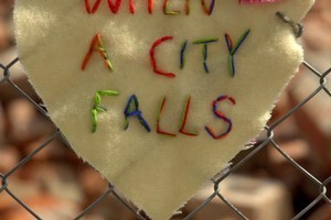 When a City Falls, a documentary which focuses on the human side of tragedy. Photo / Supplied