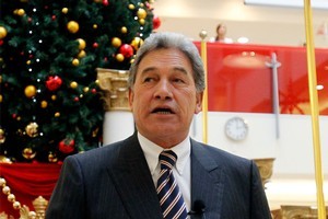 Winston Peters. Photo / Christine Cornege