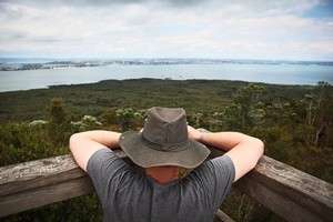 The panoramic view from the top makes the climb worthwhile. Photo / The Aucklander