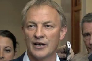 Phil Goff confirms he is stepping down as the Labour Party leader. Photo / Mark Mitchell