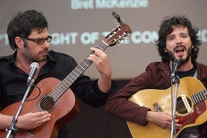 A Flight of the Conchords movie is being planned. Photo / Lynda Feringa