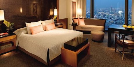 A Deluxe Room at the Mandarin Oriental Tokyo. Photo / Supplied