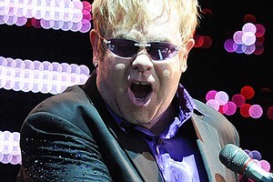 Elton John has declared war on Aids. Photo / Craig Baxter