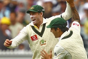 Mike Hussey of Australia. Photo / Getty Images