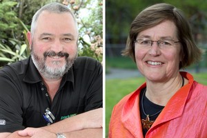 Richard Prosser of New Zealand First, and Eugenie Sage of the Greens. Photos / Supplied, Simon Baker