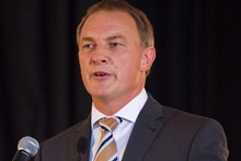 Labour leader Phil Goff making his state of the nation speech in Auckland today. Photo / NZPA Labour leader Phil Goff making his state of the nation speech in Auckland today. Photo / NZPA