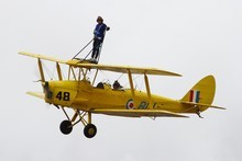 There are plenty of daredevils at the festival. Photo / Alex Mitchell