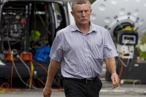 Grey District mayor Tony Kokshorn arrives at the Greymouth District for the coroners inquest. Photo / Simon Baker