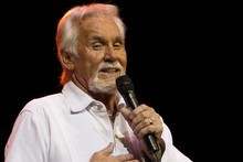 Kenny Rogers at Vector Arena. Photo / NZPA 