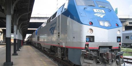 Amtrak's Sunset Limited plies the route between Los Angeles and New Orleans. Photo / Wikimedia Commons image by Daniel Holth