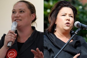 Labour Party MP Carmel Sepuloni and Minister for Social Development Paula Bennett. Photos / Sarah Ivey, NZPA