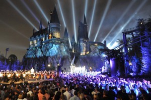 The success of Florida's Wizarding World of Harry Potter theme park attraction (pictured) has prompted Universal Studios to plan a second attraction based on J.K. Rowling's books - this one in Hollywood. Photo / Supplied