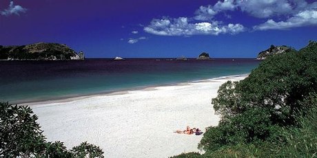 More than one person nominated Hahei on the Coromandel Peninsula for its relaxed atmosphere, pristine white sands and abundant marine life. Photo / Supplied