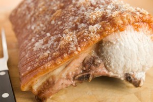 Justin North creates a perfect pork crackling.
Photo / Thinkstock