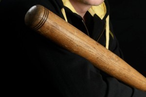 Three men with baseball bats burst into the man's home. Photo / Thinkstock