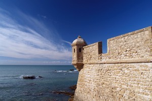 The old centre of Cadiz is a well-fortified enclave enclosed within solid walls. Photo / Thinkstock
