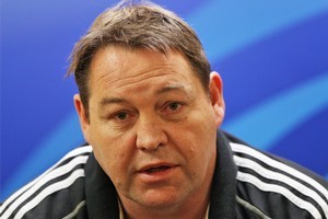 New All Black coach Steve Hansen. Photo / Greg Bowker