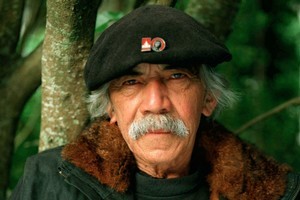 Ralph Hotere has been awarded the country's highest honour and is now a Member of the Order of New Zealand. Photo / Ross Coombes