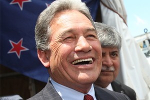 Winston Peters' improbable resurrection makes him the politician of 2011. Photo / APN