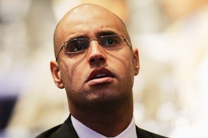 Saif al-Islam Gaddafi, the son and assumed successor of Muammar Gaddafi. Photo / Getty Images