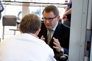 John Banks and John Key. Photo / Dean Purcell
