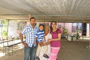 Diwesh Sharma, far left, is charged with the murder of his wife Rangjeeta, far right. Photo / Supplied