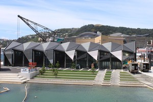 Wellington's Wharewaka o Poneke will open on Waitangi Day - without its star attraction. Photo / Paul Harper