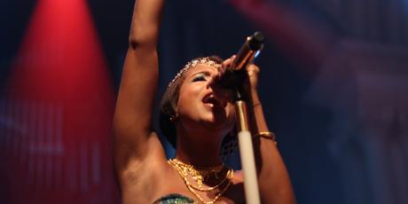 Kelis performs at Splore-City on Friday night. Photo / Hugh Sundae Kelis performs at Splore-City on Friday night. Photo / Hugh Sundae