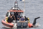 The search for Bishop's body. Photo / Rotorua Daily Post