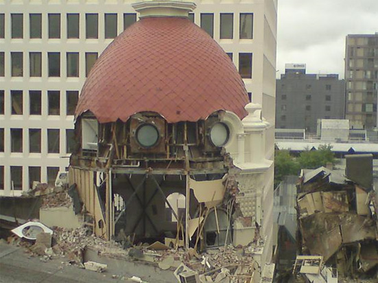 Regent Theatre building on Worcester St, Cathedral Square. Photo / Jeremy Hitchings