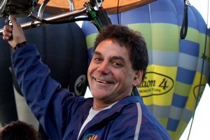 Lance Hopping was piloting another company's balloon. Photo / Wairarapa Times Age